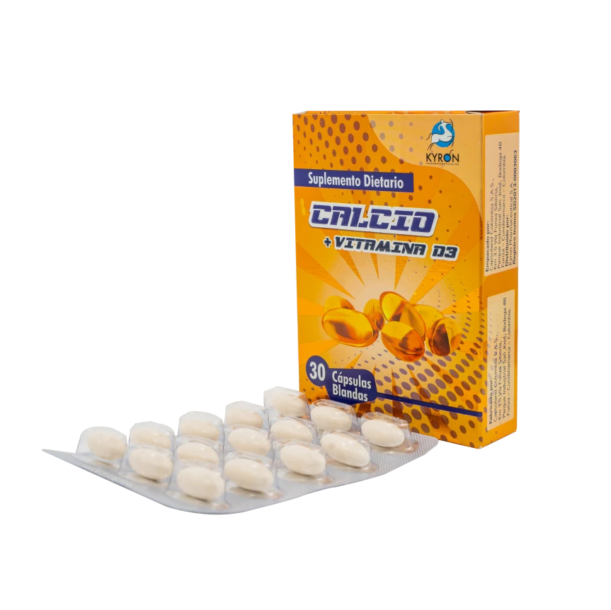 calcio + vitamina d3 kyron pharmaceutical