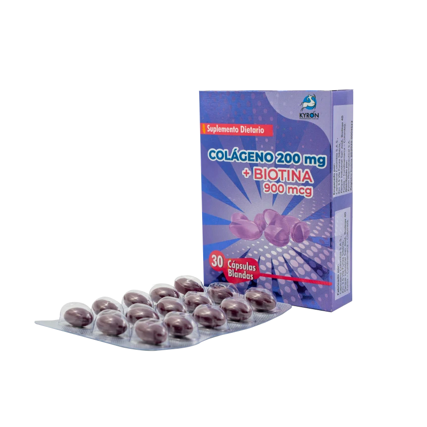 colageno + biotina kyron pharmaceutical