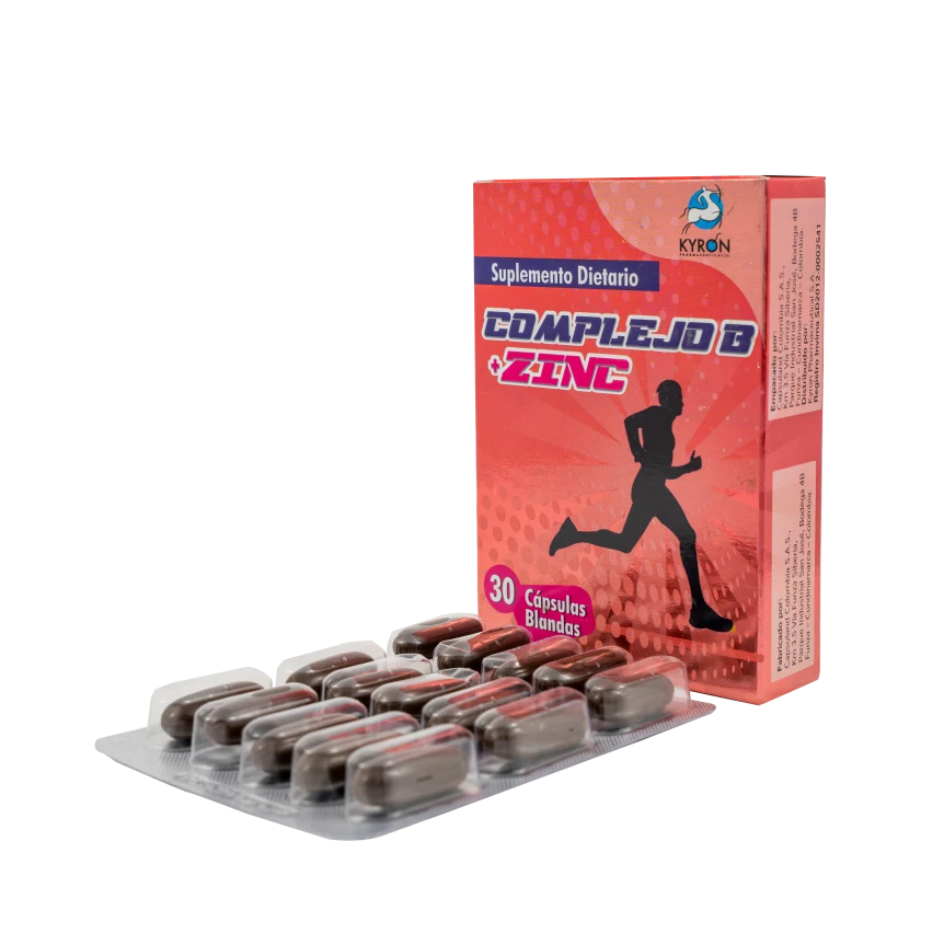 complejo b + zinc kyron pharmaceutical